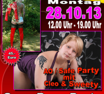 AO/Safe Gang Bang  Party  mit Cleo und Sweety
