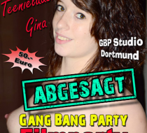 Kinogirl Gina Gang Bang Party – Filmproduktion